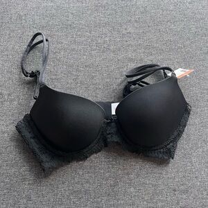 Elegant Black Lace Bra